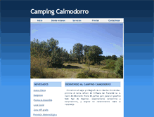 Tablet Screenshot of campingcaimodorro.com